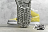 NIKE AIR JORDAN 1 MID MIXED TEXTURES GREY FOG/LEMON WASH-WHITE DA4666-001