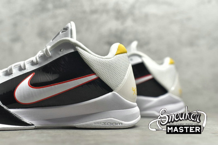 NIKE KOBE 5 PROTRO ALTERNATE BRUCE LEE WHITE/BLACK-COMET RED-WHITE CD4991-101