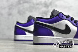 NIKE AIR JORDAN 1 LOW COURT PURPLE WHITE/COURT PURPLE/BLACK 553558-500