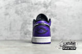 NIKE AIR JORDAN 1 LOW COURT PURPLE WHITE/COURT PURPLE/BLACK 553558-500
