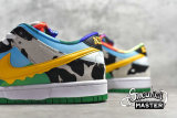 NIKE SB DUNK LOW BEN X JERRY'S CHUNKY DUNKY WHITE/LAGOON PULSE/BLACK/UNIVERSITY GOLD CU3244-100