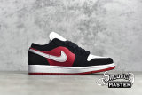 NIKE AIR JORDAN 1 LOW BLACK/WHITE/GYM RED DC0774-016