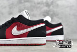 NIKE AIR JORDAN 1 LOW BLACK/WHITE/GYM RED DC0774-016