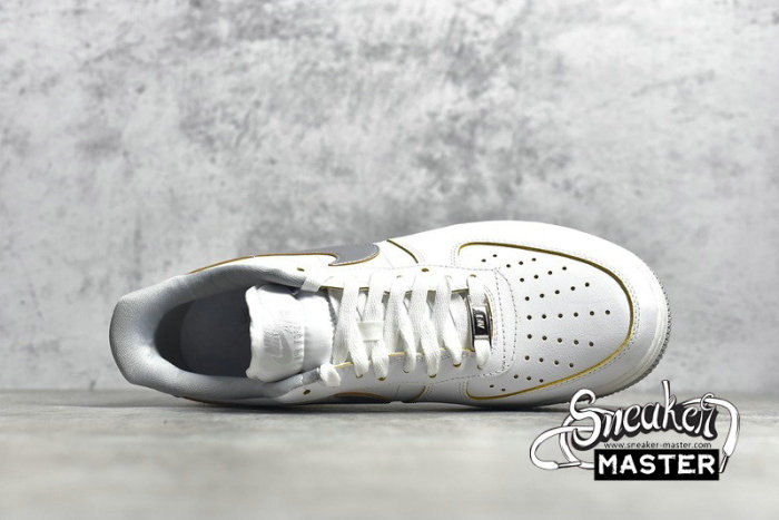 NIKE AIR FORCE 1 LOW LABEL MAKER WHITE/SAIL-CHUTNEY-METALLIC SILVER DC5209-100