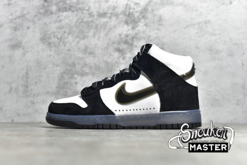 NIKE SB DUNK HIGH X SLAM JAM WHITE/CLEAR-BLACK DA1639-101