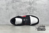 NIKE AIR JORDAN 1 LOW BLACK/WHITE/GYM RED DC0774-016