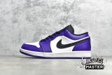 NIKE AIR JORDAN 1 LOW COURT PURPLE WHITE/COURT PURPLE/BLACK 553558-500
