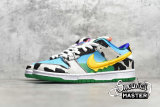NIKE SB DUNK LOW BEN X JERRY'S CHUNKY DUNKY WHITE/LAGOON PULSE/BLACK/UNIVERSITY GOLD CU3244-100