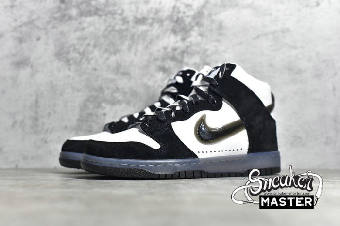 NIKE SB DUNK HIGH X SLAM JAM WHITE/CLEAR-BLACK DA1639-101