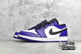 NIKE AIR JORDAN 1 LOW COURT PURPLE WHITE/COURT PURPLE/BLACK 553558-500
