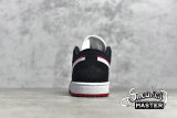 NIKE AIR JORDAN 1 LOW BLACK/WHITE/GYM RED DC0774-016