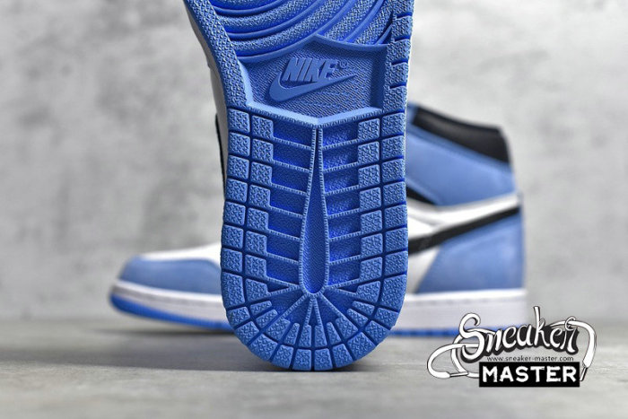 NIKE AIR JORDAN 1 HIGH OG WHITE/UNIVERSITY BLUE-BLACK 555088-134