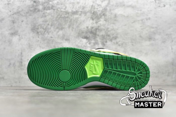 NIKE SB DUNK LOW BEN X JERRY'S CHUNKY DUNKY WHITE/LAGOON PULSE/BLACK/UNIVERSITY GOLD CU3244-100