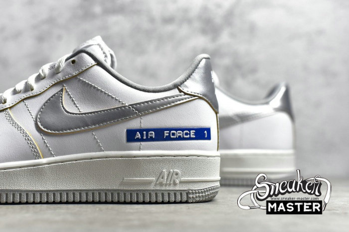 NIKE AIR FORCE 1 LOW LABEL MAKER WHITE/SAIL-CHUTNEY-METALLIC SILVER DC5209-100