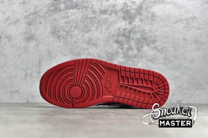 NIKE AIR JORDAN 1 LOW BLACK/WHITE/GYM RED DC0774-016