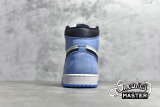 NIKE AIR JORDAN 1 HIGH OG WHITE/UNIVERSITY BLUE-BLACK 555088-134