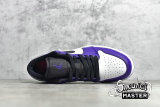NIKE AIR JORDAN 1 LOW COURT PURPLE WHITE/COURT PURPLE/BLACK 553558-500