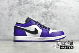 NIKE AIR JORDAN 1 LOW COURT PURPLE WHITE/COURT PURPLE/BLACK 553558-500