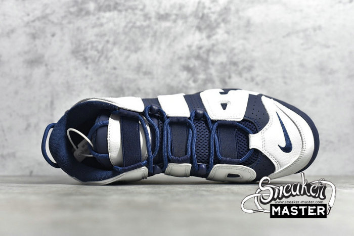NIKE AIR MORE UPTEMPO GS OLYMPIC WHITE/METALLIC GOLD-UNIVERSITY RED-MIDNIGHT NAVY 415082-104