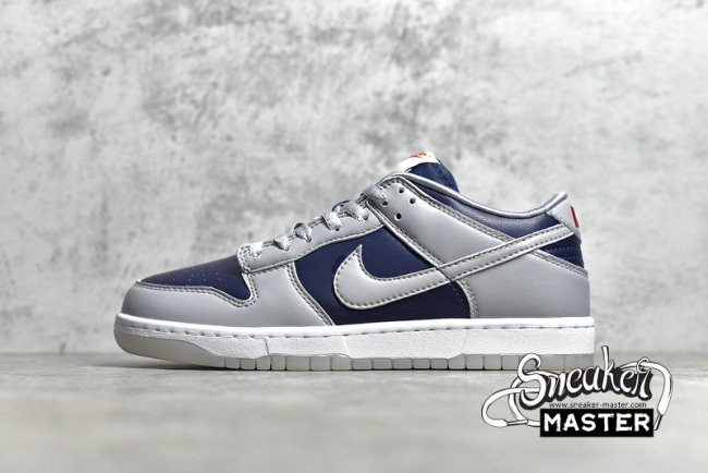 NIKE SB DUNK LOW SHADOW COLLEGE NAVY/WOLF GREY/UNIVERSITY RED DD1768-400