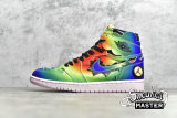 NIKE J. BALVIN X AIR JORDAN 1 RETRO OG HIGH COLORES Y VIBRAS MULTI-COLOR/BLACK/PINK FOAM DC3481-900