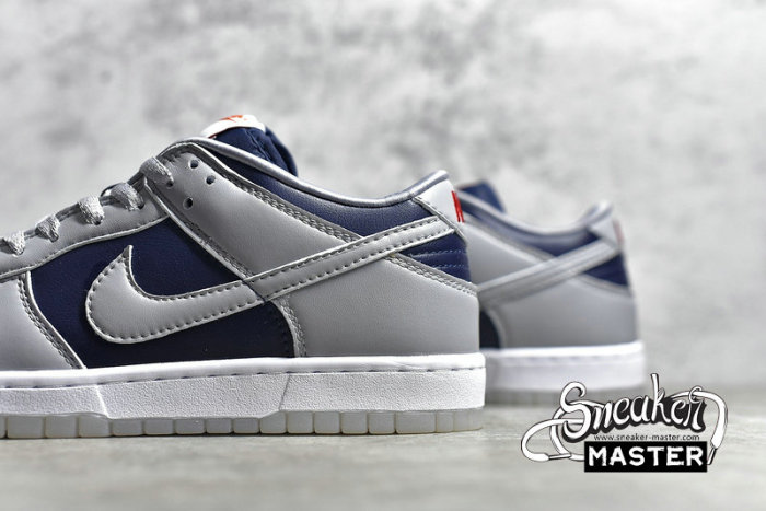 NIKE SB DUNK LOW SHADOW COLLEGE NAVY/WOLF GREY/UNIVERSITY RED DD1768-400