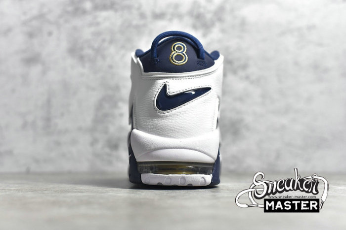 NIKE AIR MORE UPTEMPO GS OLYMPIC WHITE/METALLIC GOLD-UNIVERSITY RED-MIDNIGHT NAVY 415082-104