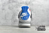 NIKE AIR JORDAN 4 RETRO WHAT THE WHITE/FIRE RED-TECH GREY-MILITARY BLUE CI1184-146