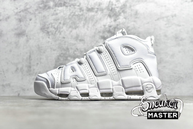 NIKE AIR MORE UPTEMPO GS WHITE/WHITE-WHITE 921948-100