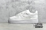 NIKE AIR FORCE 1 LOW LX TEAR AWAY RED SWOOSH WHITE/WHITE-MULTI-COLOR CJ1650-101