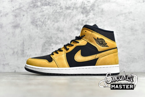 NIKE AIR JORDAN 1 MID SE DESERT OCHRE/DESERT OCHRE/BLACK DB5453-700
