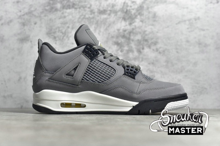 NIKE AIR JORDAN 4 RETRO 2019 COOL GREY/CHROME-DARK/VARSITY MAIZE 308497-007