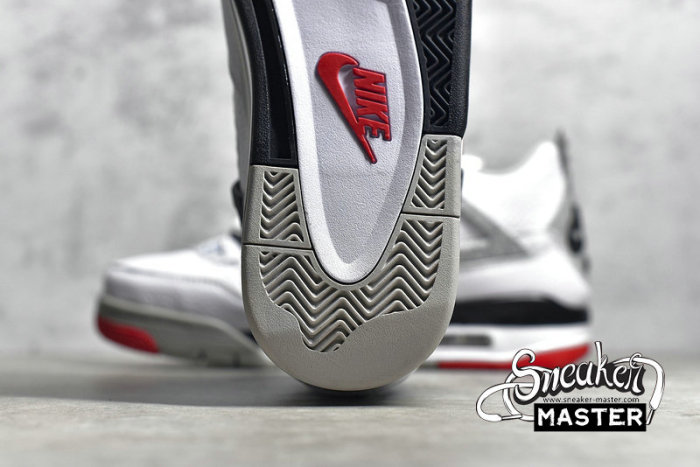 NIKE AIR JORDAN 4 RETRO WHAT THE WHITE/FIRE RED-TECH GREY-MILITARY BLUE CI1184-146