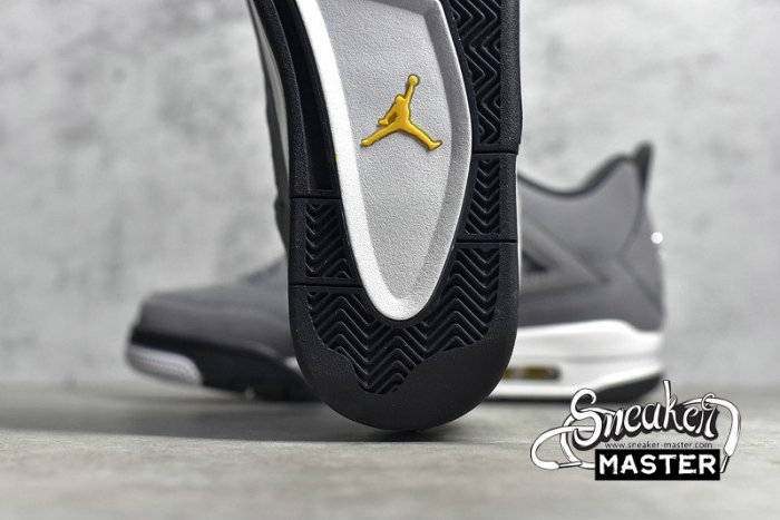 NIKE AIR JORDAN 4 RETRO 2019 COOL GREY/CHROME-DARK/VARSITY MAIZE 308497-007