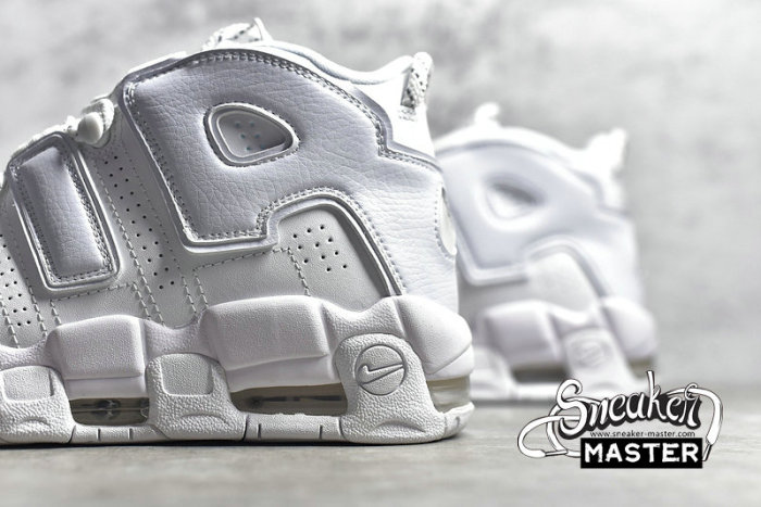 NIKE AIR MORE UPTEMPO GS WHITE/WHITE-WHITE 921948-100