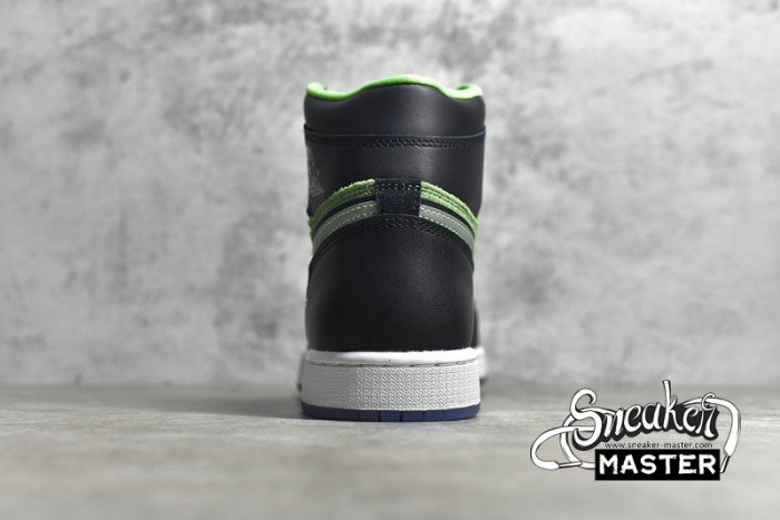 NIKE AIR JORDAN 1 RETRO HIGH ZOOM ZEN BLACK/BLACK-TOMATILLO-RAGE-GREEN CK6637-002