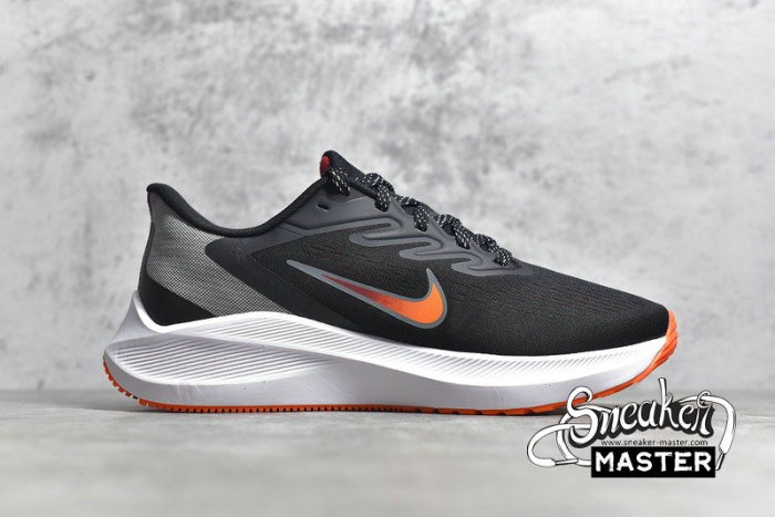 NIKE AIR ZOOM WINFLO 7 BLACK/SMOKE GREY/TOTAL ORANGE/GYM RED CJ0291-011