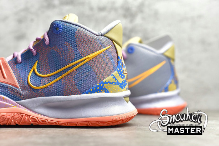 NIKE KYRIE 7 EXPRESSIONS GHOST/LASER ORANGE/BLUE BEYOND DC0588-003