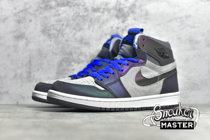 NIKE AIR JORDAN 1 HIGH ZOOM AIR CMFT LEAGUE OF LEGENDS IRON GREY/WHITE-LIGHT SMOKE GREY DD1453-001