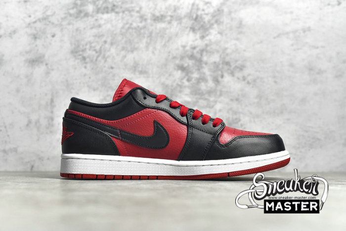 NIKE AIR JORDAN 1 LOW GYM RED/BLACK/WHITE 553558-610
