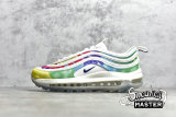 NIKE AIR MAX 97 GOLF TIE DYE SUMMIT WHITE/LEMON VENOM-INDIGO FOG-DEEP ROYAL BLUE CK1219-100