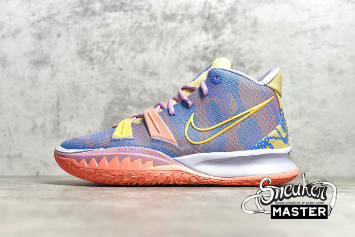 NIKE KYRIE 7 EXPRESSIONS GHOST/LASER ORANGE/BLUE BEYOND DC0588-003