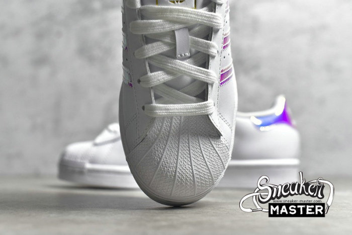 ADIDAS SUPERSTAR SHOES CLOUD WHITE/GOLD METALLIC/CORE BLACK FX7565