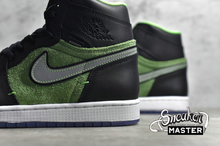 NIKE AIR JORDAN 1 RETRO HIGH ZOOM ZEN BLACK/BLACK-TOMATILLO-RAGE-GREEN CK6637-002