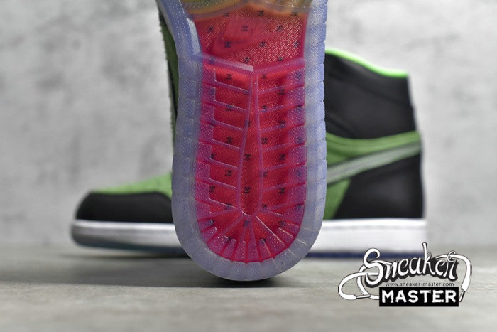 NIKE AIR JORDAN 1 RETRO HIGH ZOOM ZEN BLACK/BLACK-TOMATILLO-RAGE-GREEN CK6637-002
