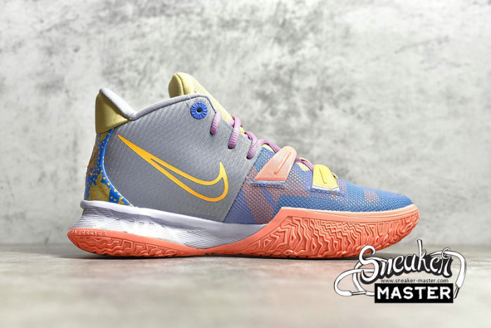NIKE KYRIE 7 EXPRESSIONS GHOST/LASER ORANGE/BLUE BEYOND DC0588-003