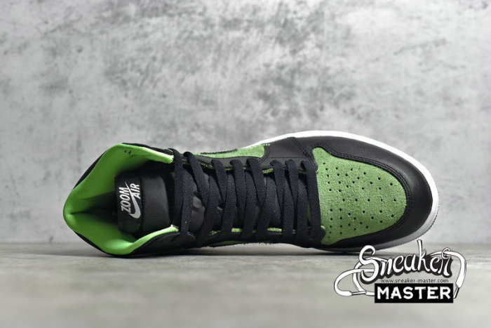 NIKE AIR JORDAN 1 RETRO HIGH ZOOM ZEN BLACK/BLACK-TOMATILLO-RAGE-GREEN CK6637-002