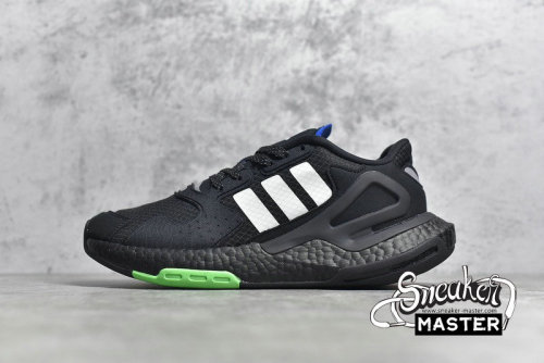 ADIDAS DAY JOGGER SHOES CORE BLACK/CLOUD WHITE/GREEN-RED FW3020