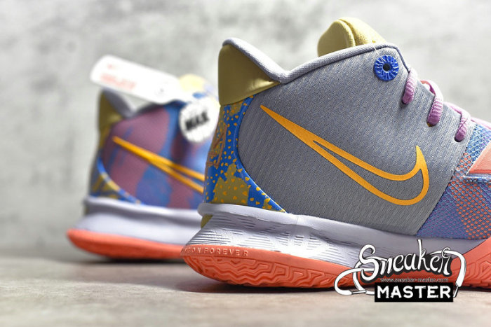 NIKE KYRIE 7 EXPRESSIONS GHOST/LASER ORANGE/BLUE BEYOND DC0588-003