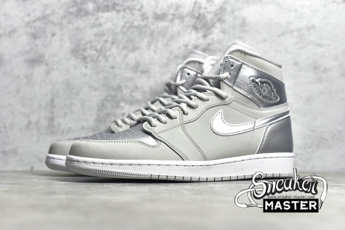 NIKE AIR JORDAN 1 RETRO HIGH CO JAPAN NEUTRAL GREY/METALLIC SILVER-WHITE DA0382-029